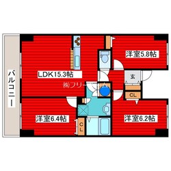 ホーリーフォート南平岸の物件間取画像